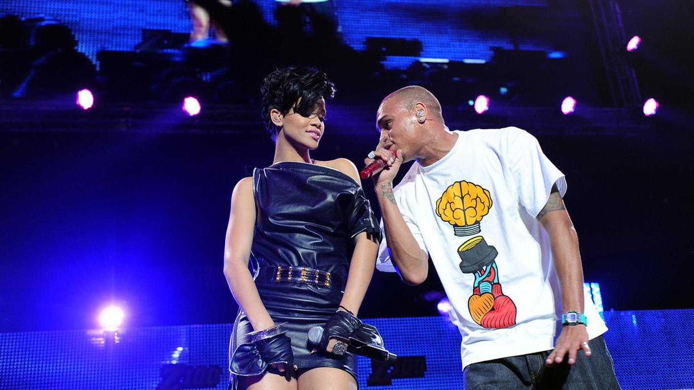 Con Rihanna nel 2008