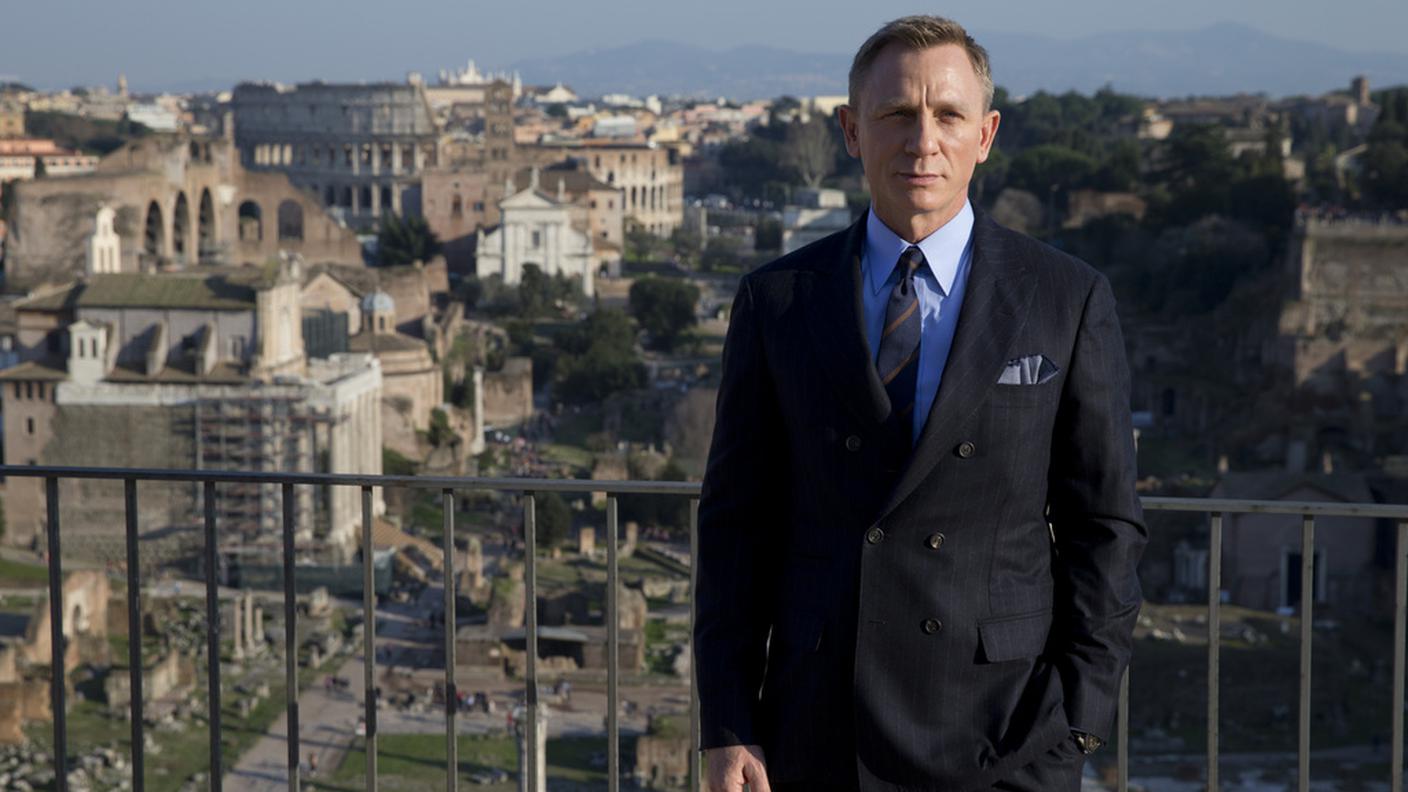 Craig in un'immagine scattata recentemente a Roma