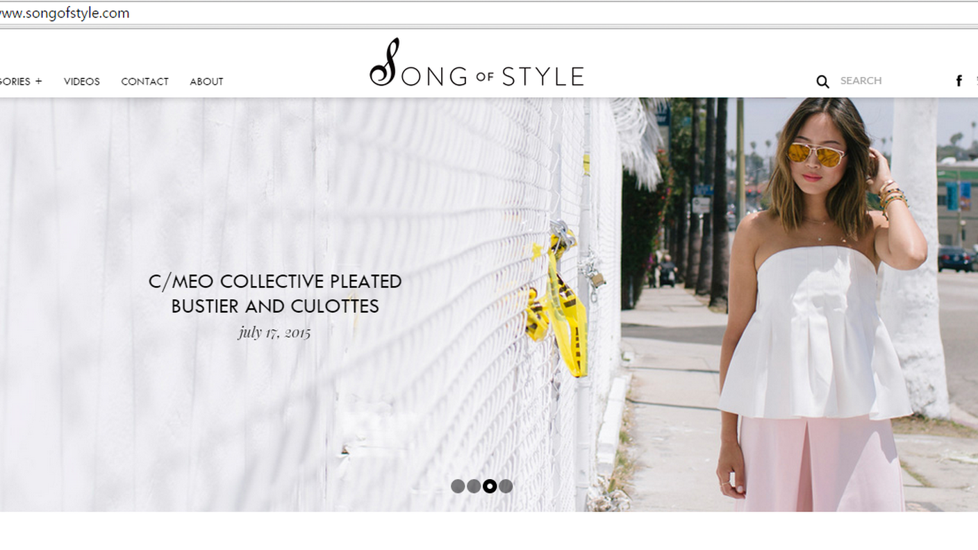 Song of Style, il sito di Aimee