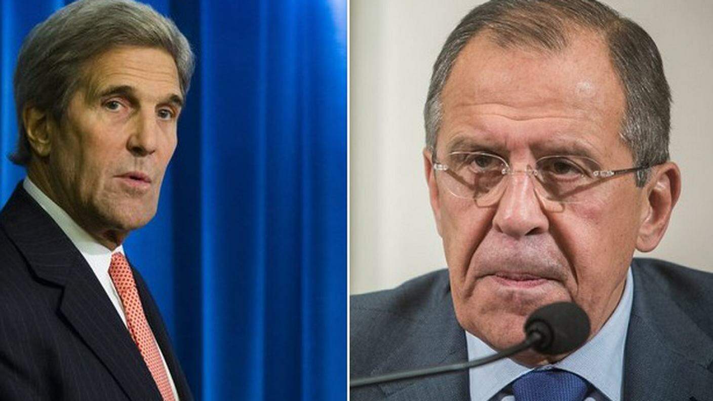 John Kerry e Serghei Lavrov, ministri degli esteri di USA e Russia