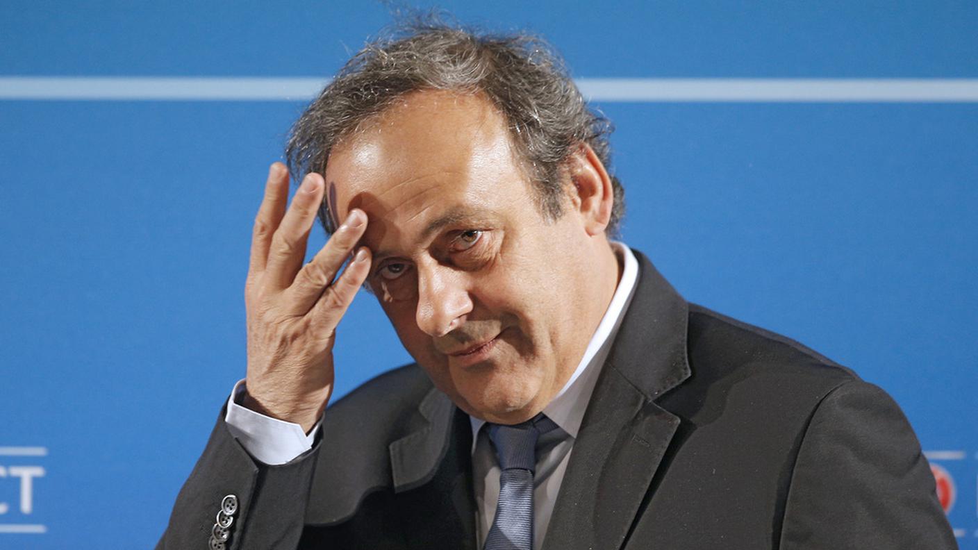 Il presidente UEFA Michel Platini