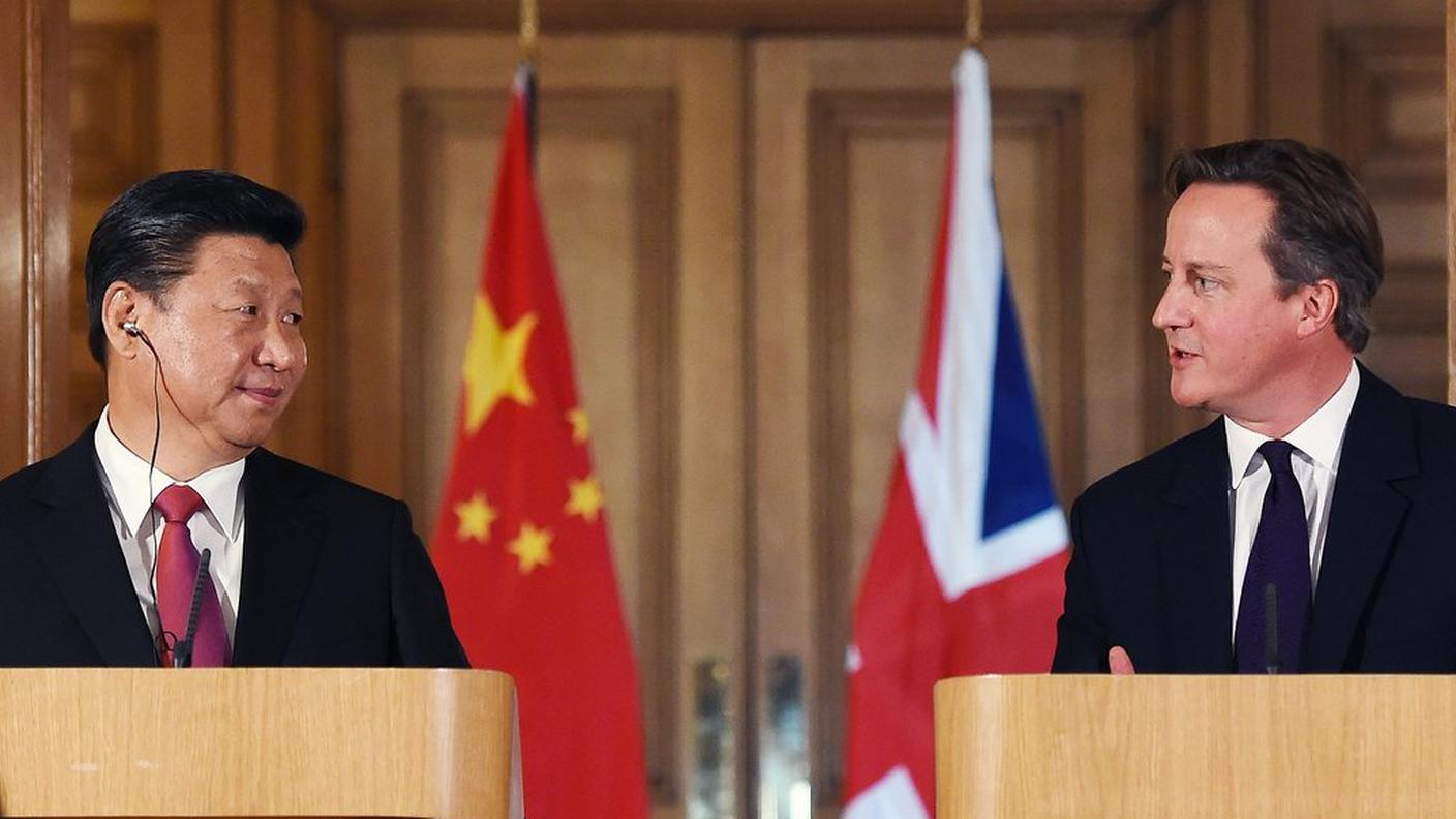 Xi Jinping e David Cameron