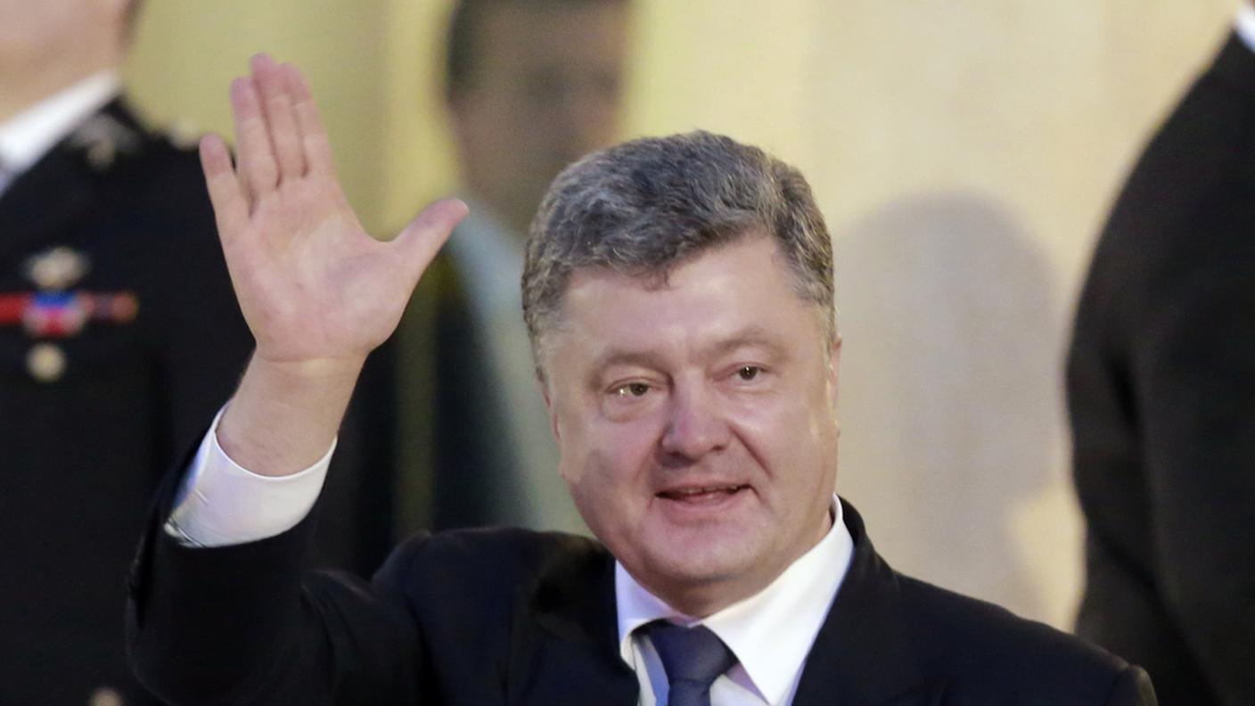 Il presidente ucraino Petro Poroshenko