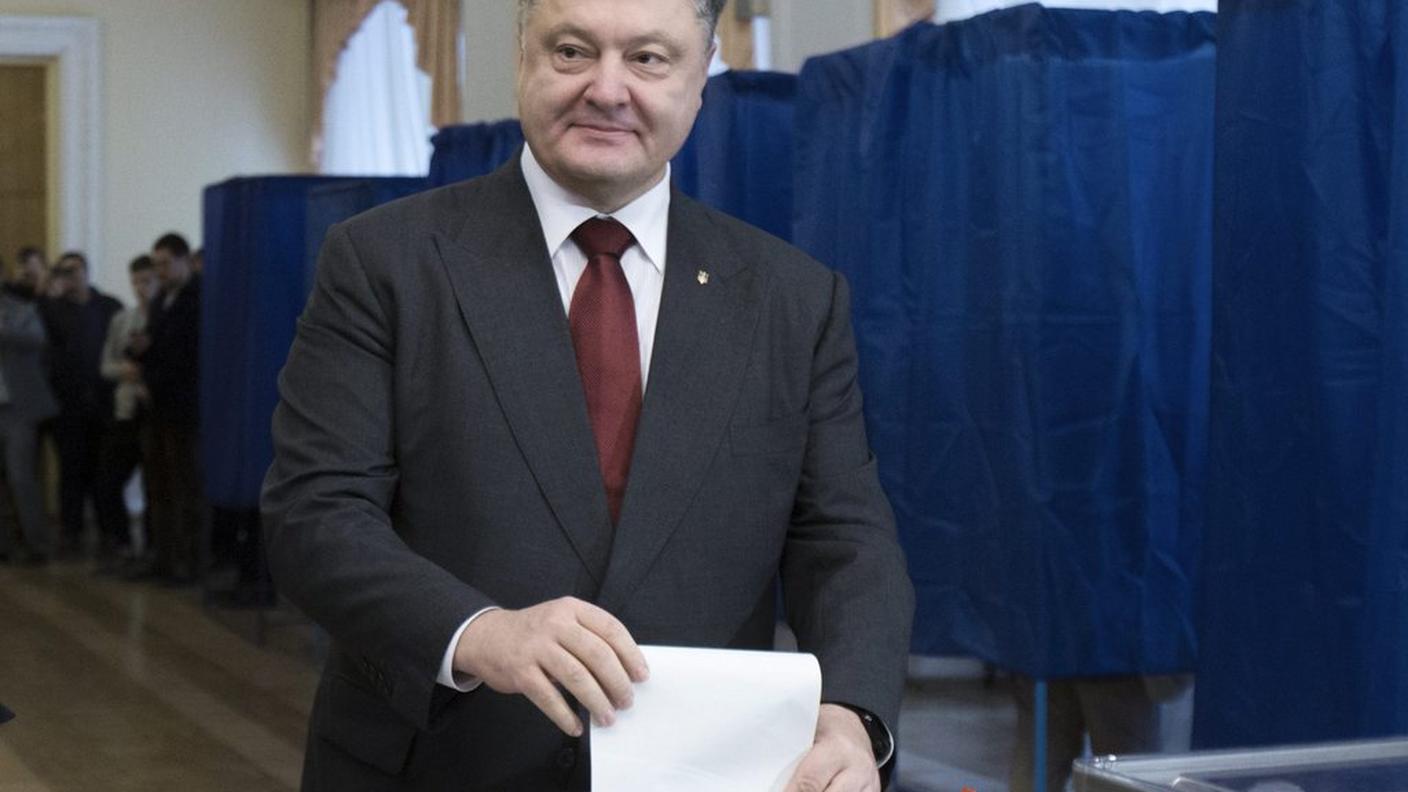 Petro Poroshenko al seggio