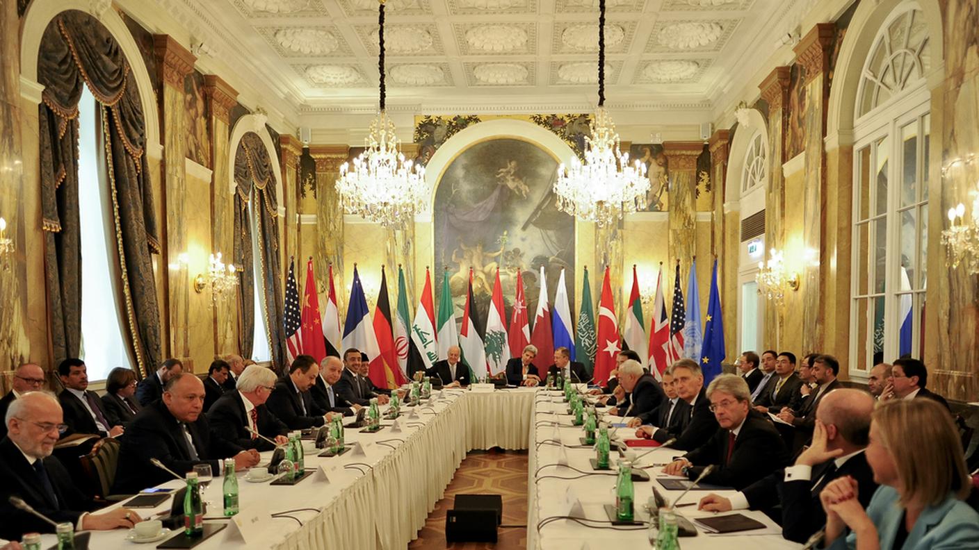 Un'immagine dell'incontro allargato