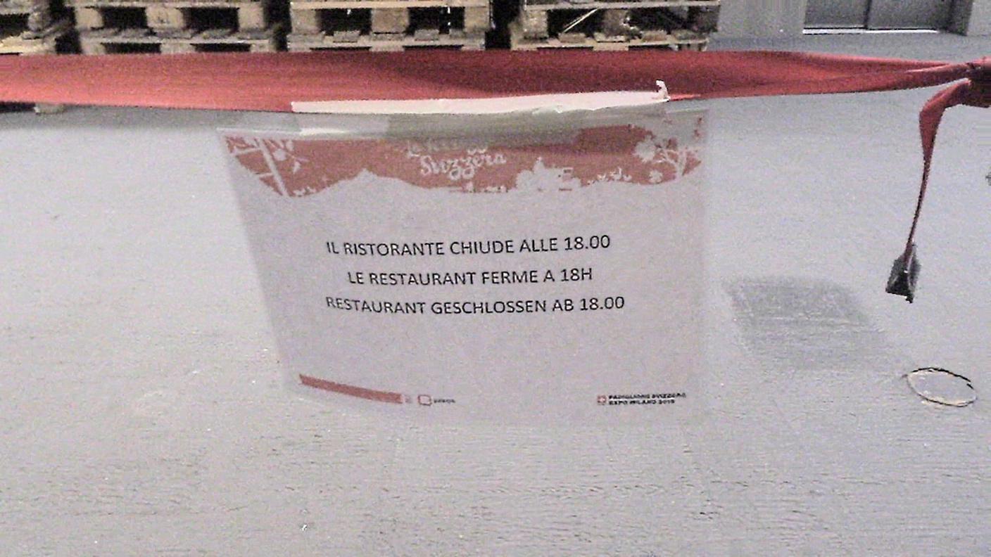 Ristorante chiuso per sempre