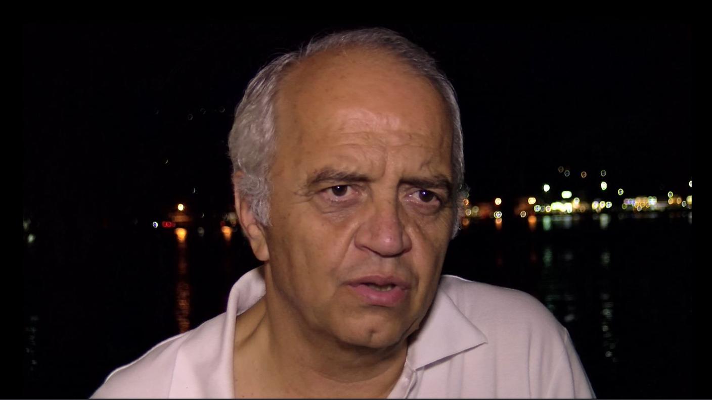 Simos Gerazounis, medico e presidente della Croce Rossa a Chios