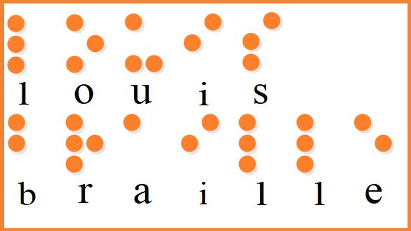 Louis Braille in Braille