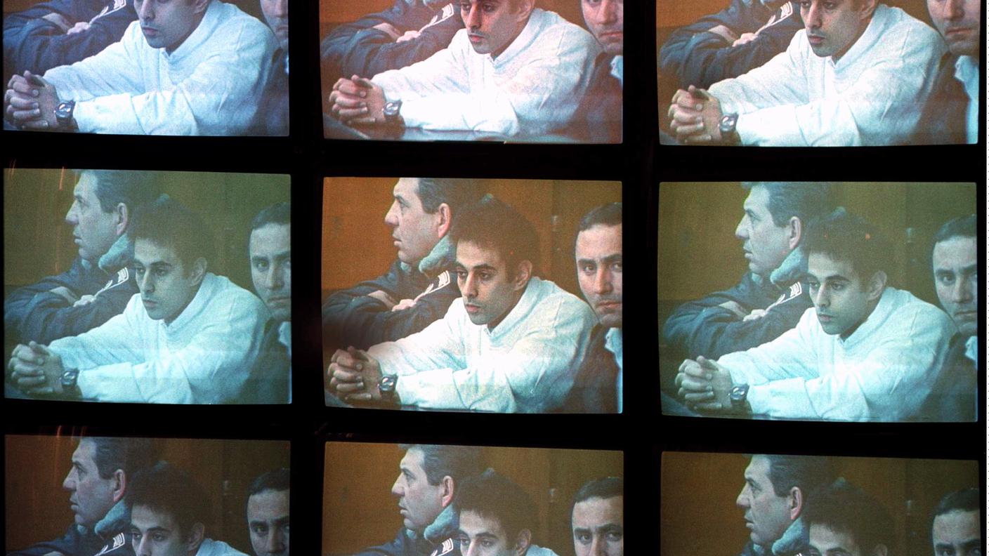 Ygmar Amir, giovane estremista della destra ebraica, a processo per l'uccisione di Rabin (1995)