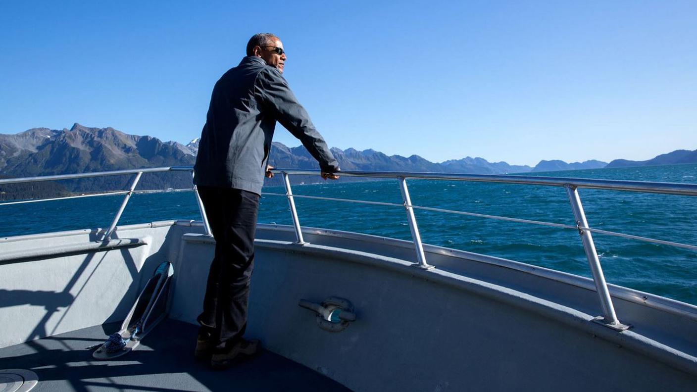 Una delle foto postate dal presidente