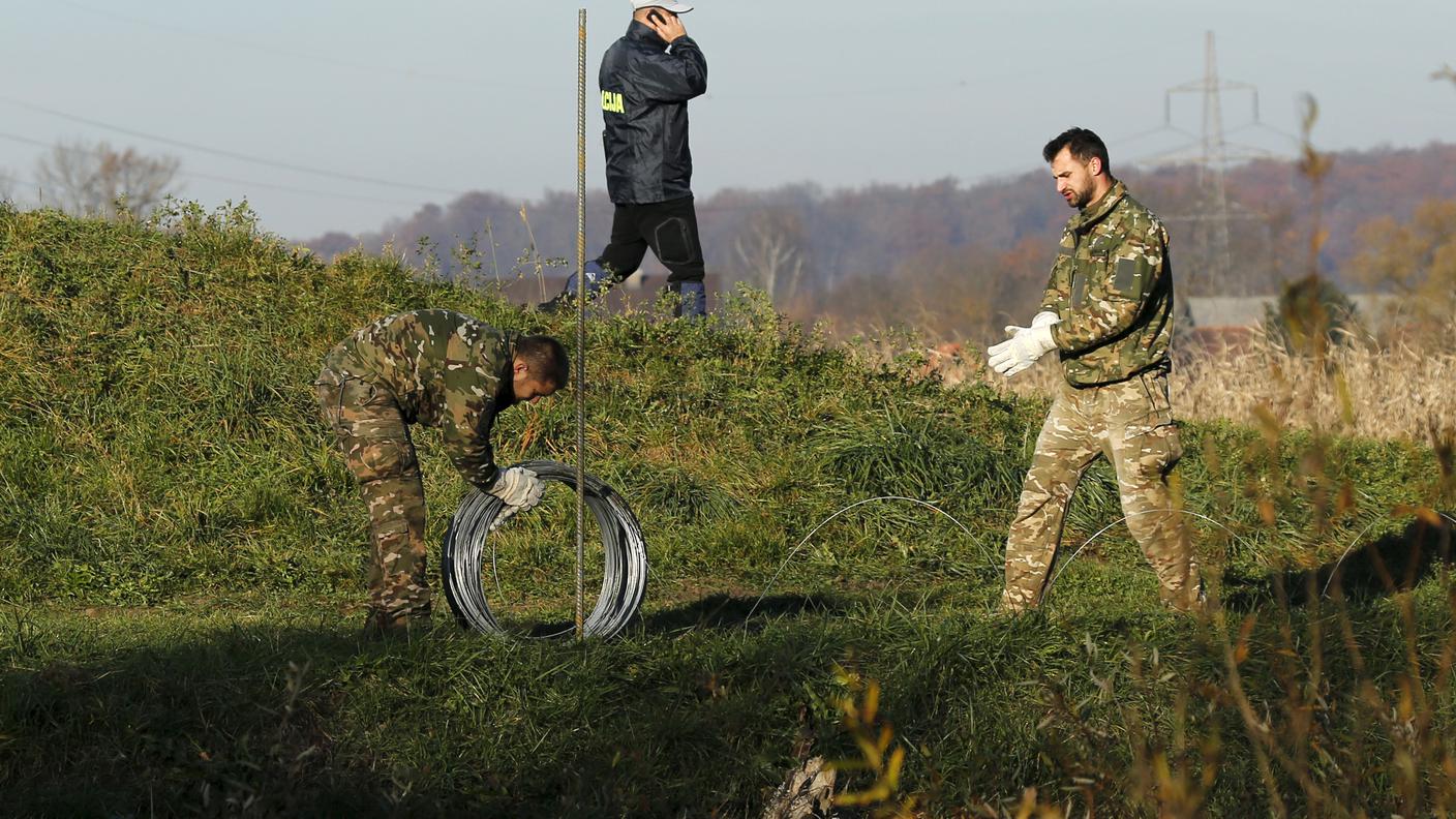 Una fotografia scatatta a Veliki Obrez 
