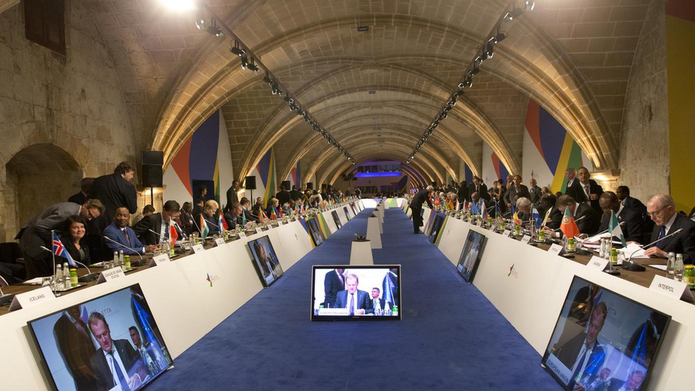 Un momento del summit euro-africano