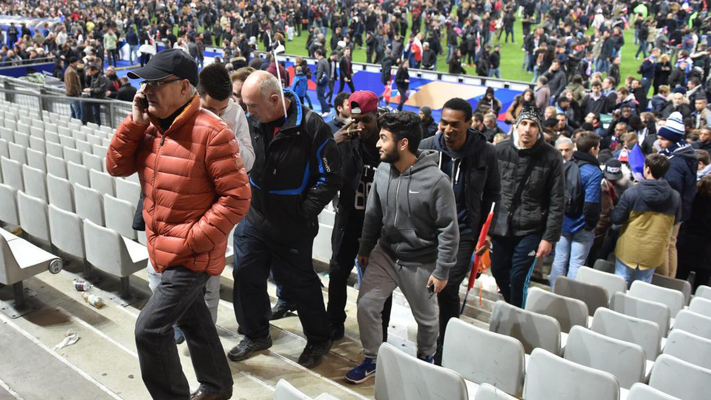 Lo Stade de France dopo la partita