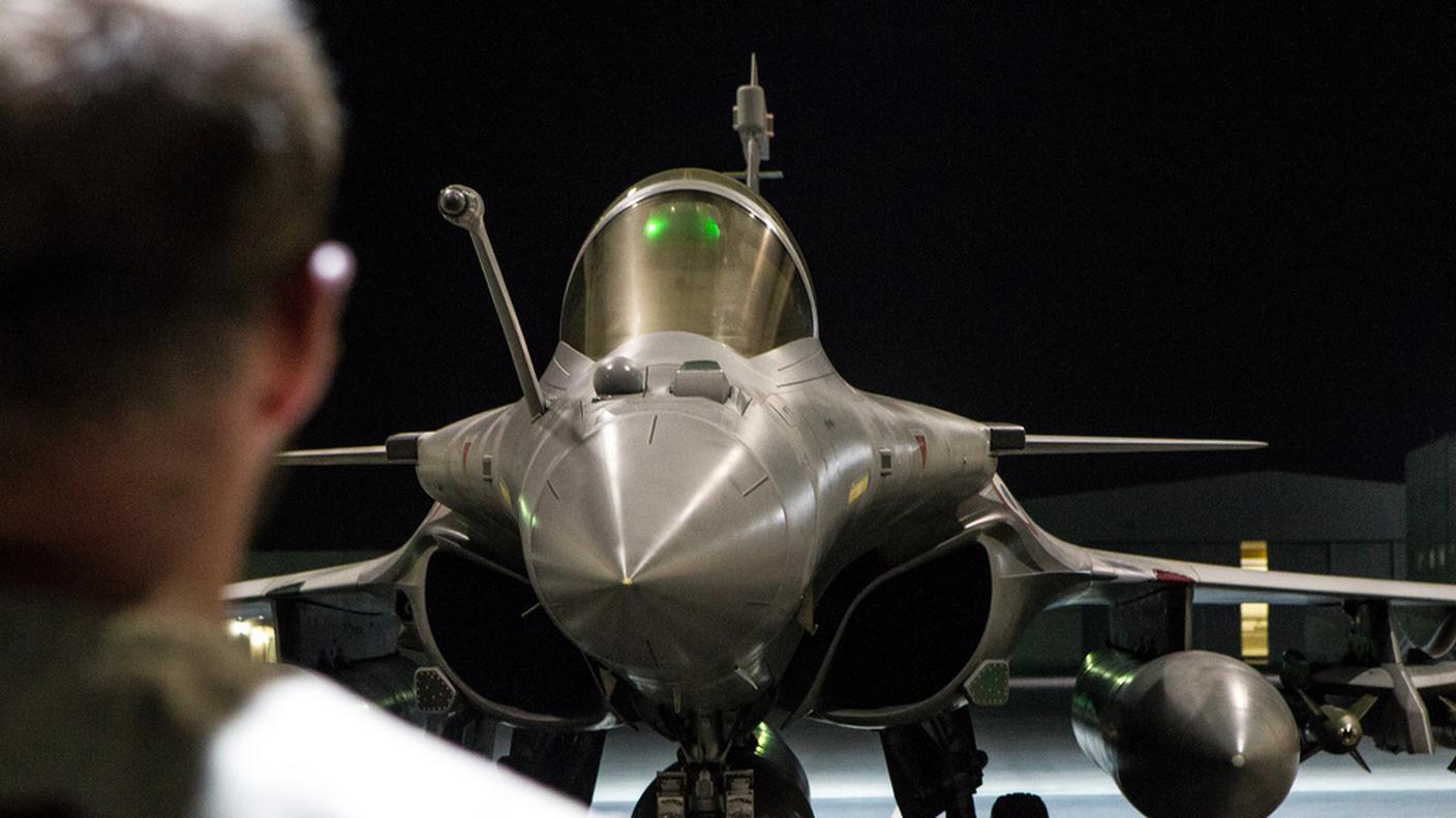 Un caccia francese Dassault Rafale