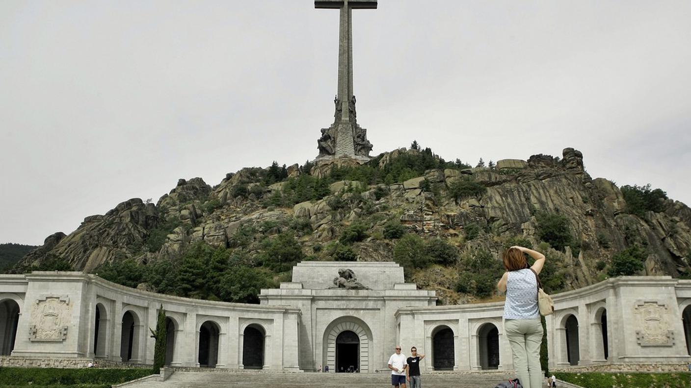 La ''Valle dei caduti'', dove è sepolto il dittatore