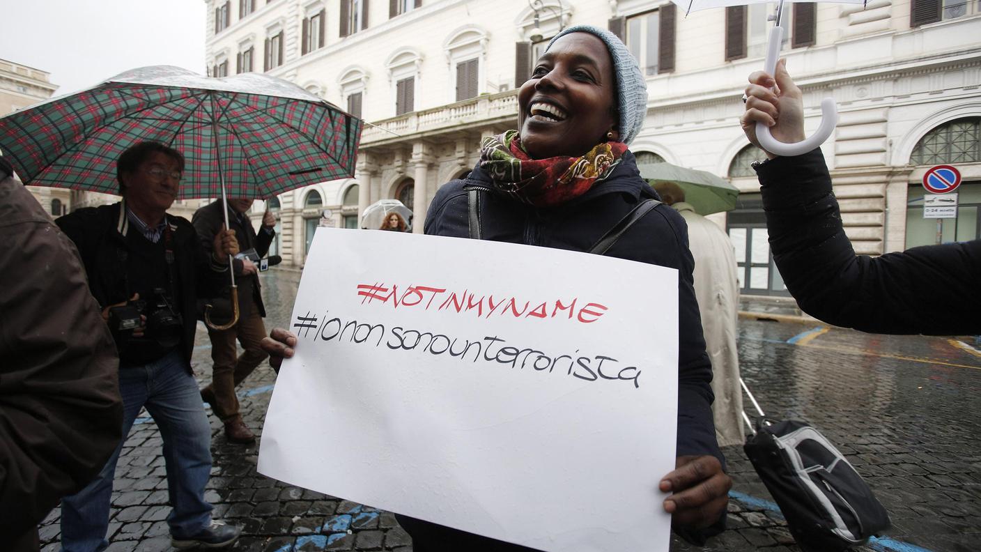 La manifestazione a Roma