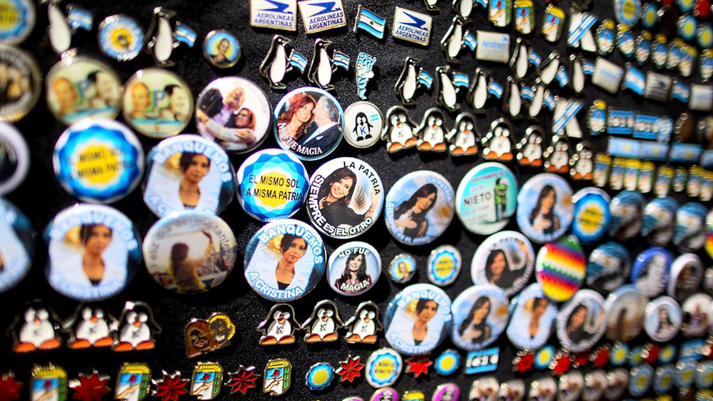 Materiale promozionale per le elezioni in Argentina