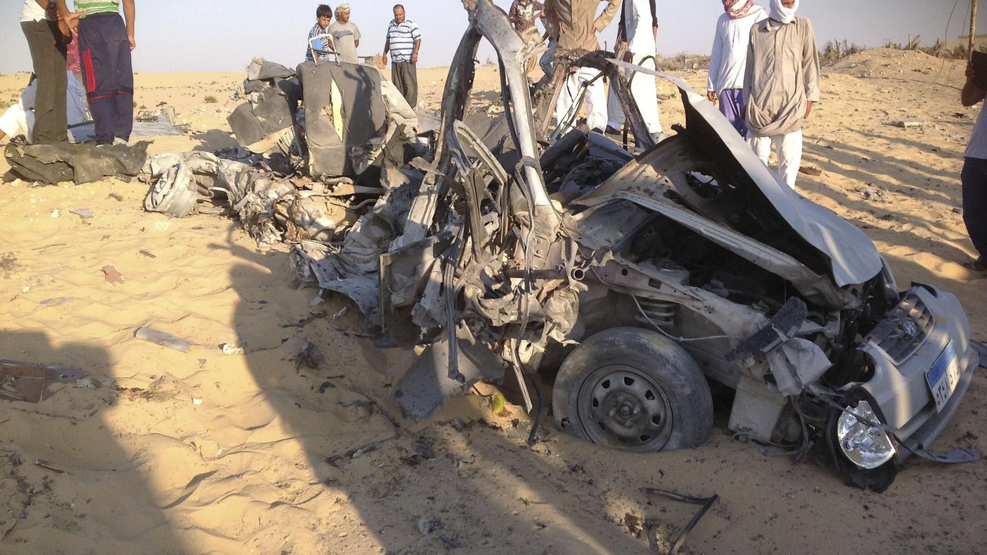 Al-Arish è spesso teatro d'attentati, come quest'autobomba nel 2013