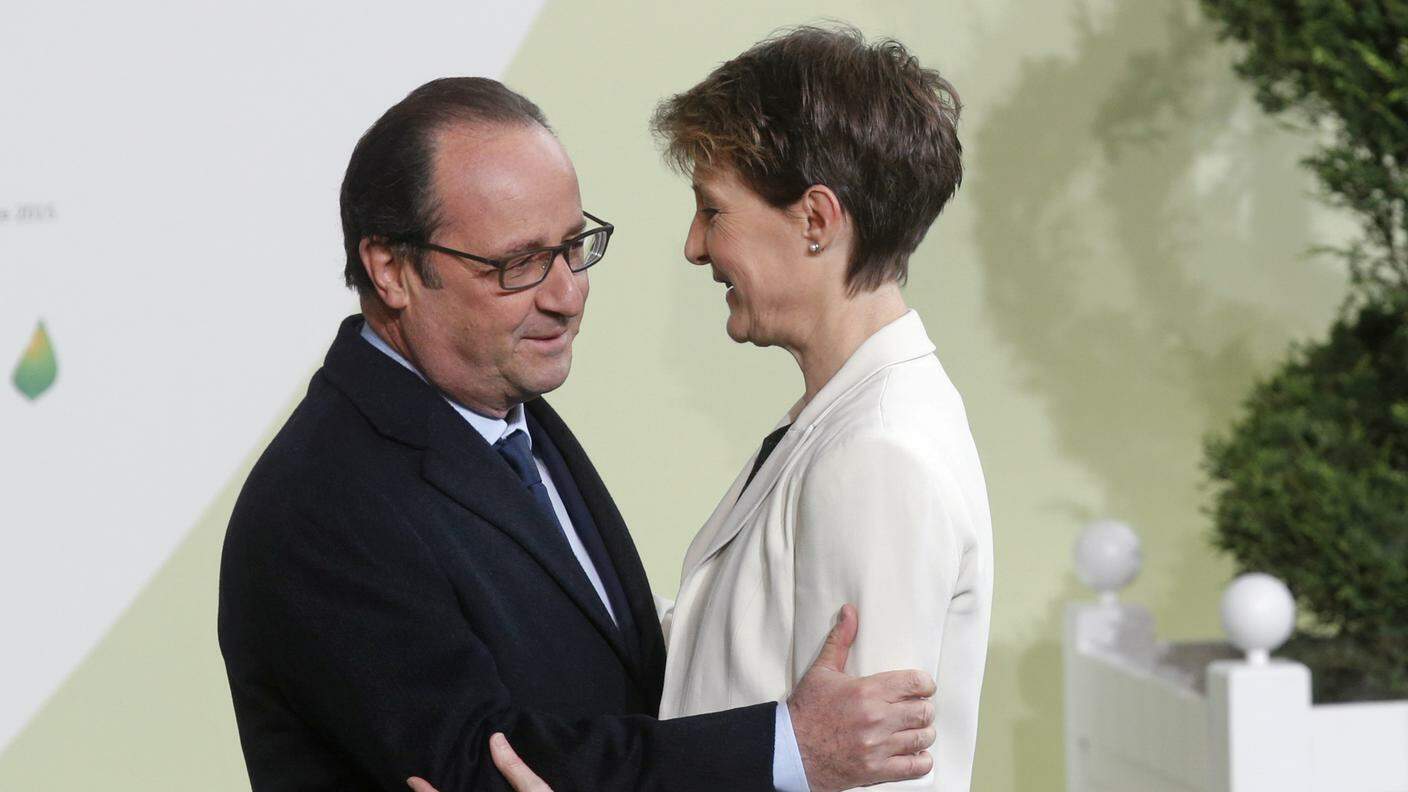 François Hollande accoglie Simonetta Sommaruga