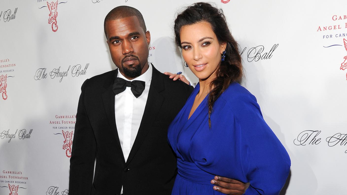 Kim Kardashian e Kanye West (immagine d'archivio)