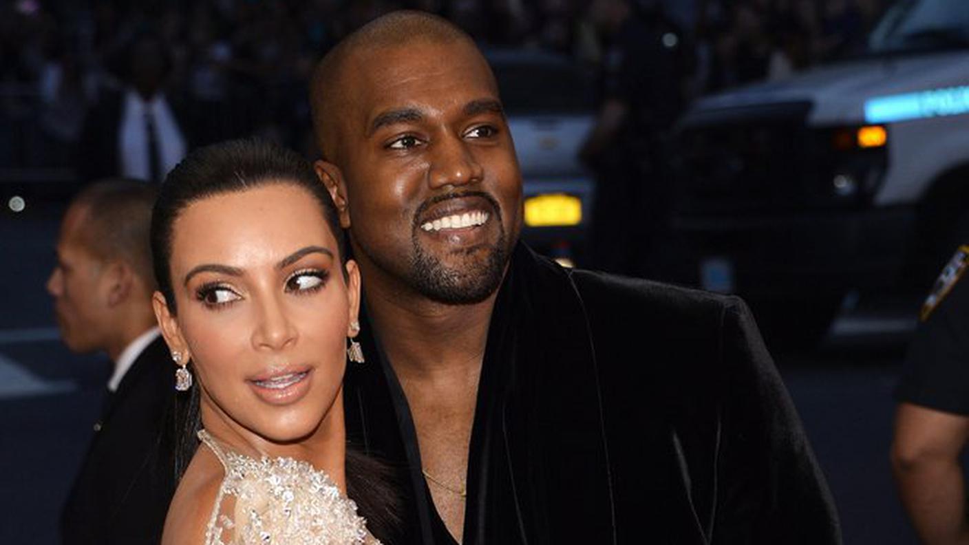 Kim Kardashian e Kanye West (immagine d'archivio)