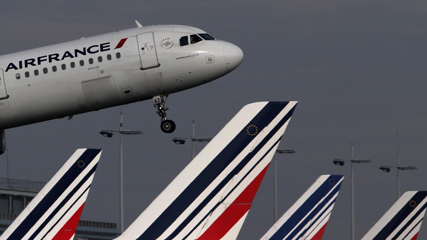 A novembre tanti aerei Air France vuoti ma poi è tornata la normalità