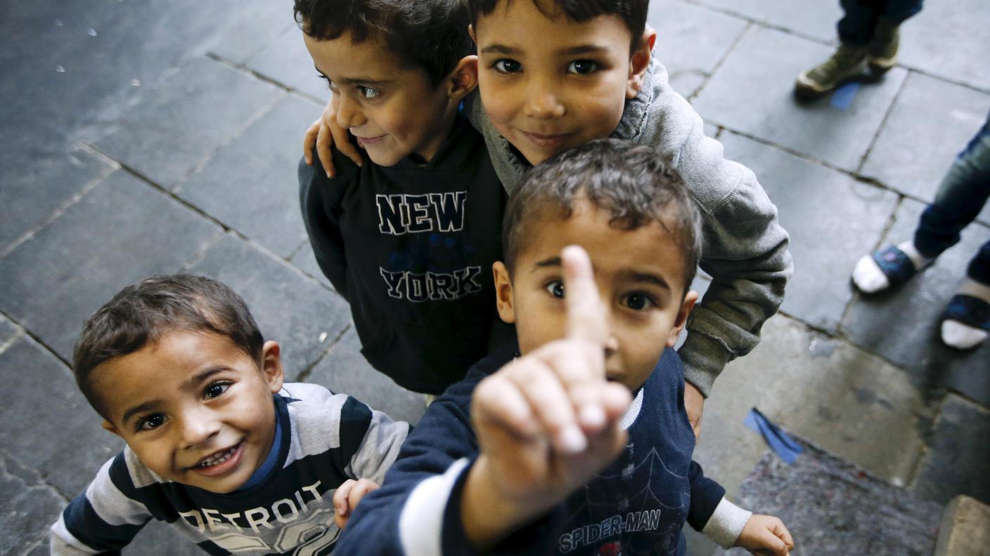Piccoli rifugiati a Berlino