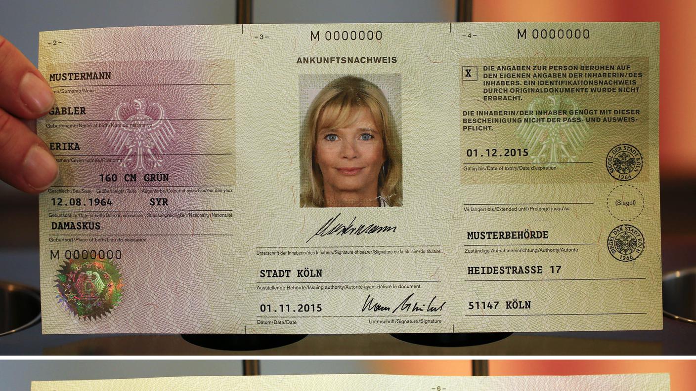 Ecco come sarà il documento