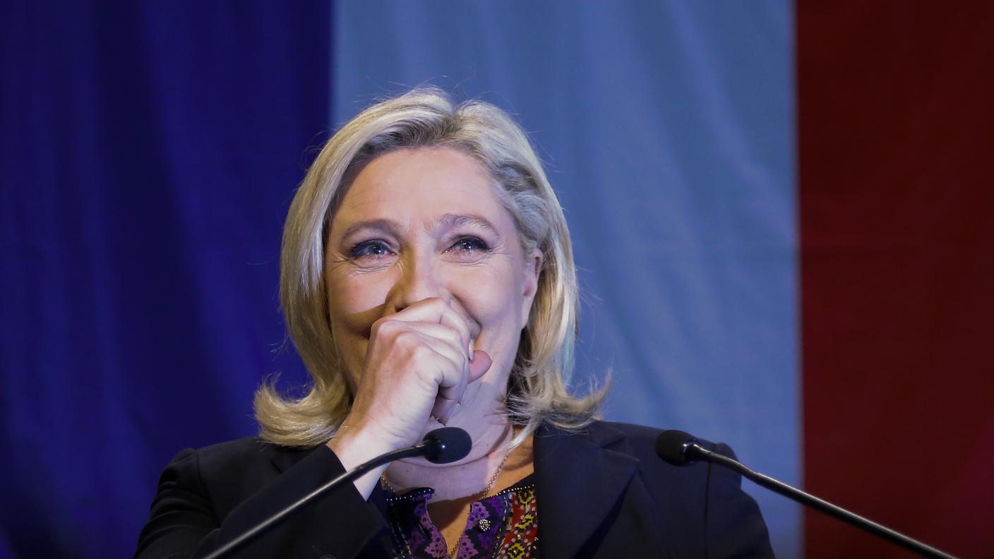 La leader del Front National domenica sera
