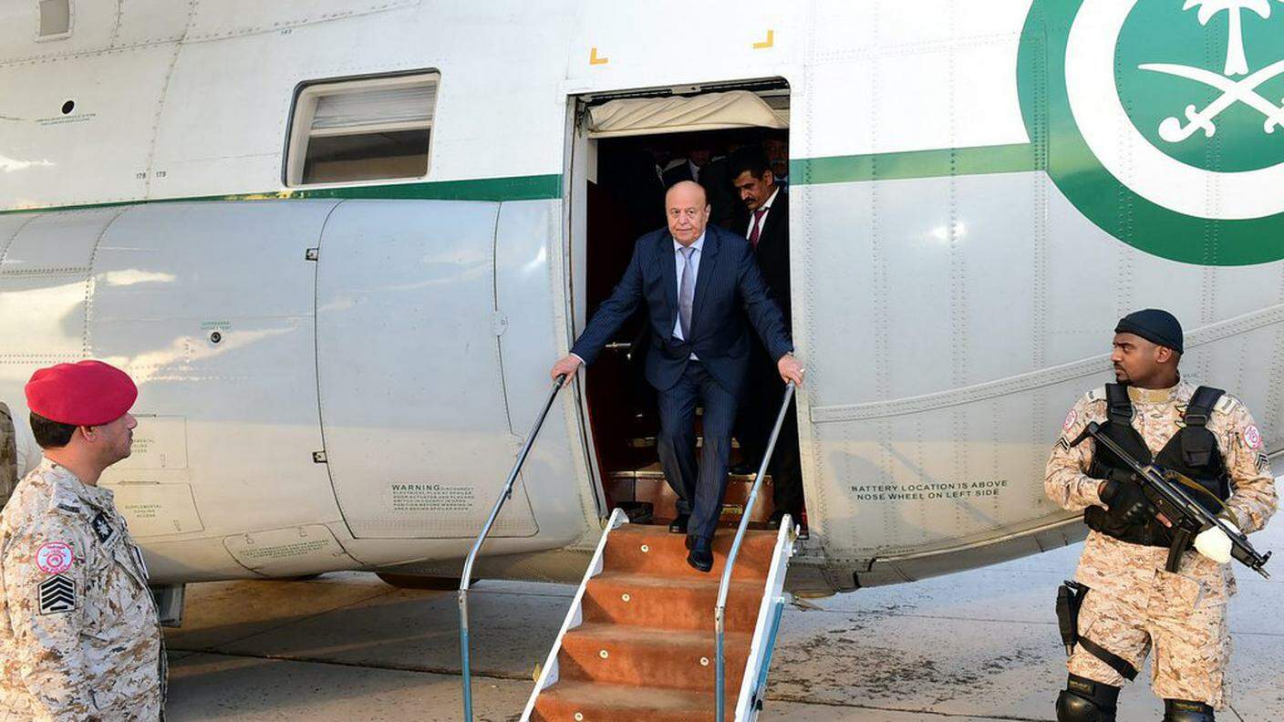 Il presidente Hadi di ritorno dall'esilio in Arabia Saudita