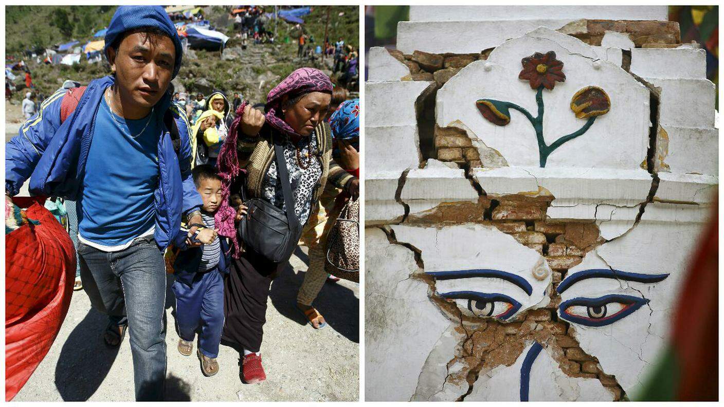 Il 25 aprile una scossa di terremoto di magnitudo 7,9 sulla scala Richter viene registrata in Nepal. La potente scossa crea gravissimi danni a Kathmandu e migliaia di morti:oltre 6'600 per l’esattezza, 14'000 invece i feriti. 