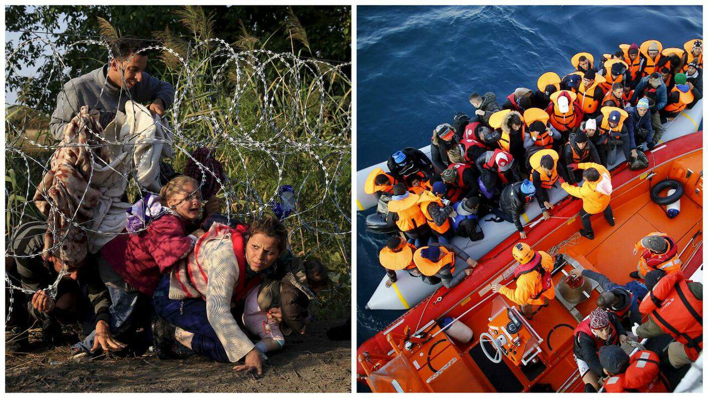 2015 – L’anno dei migranti di mare e di terra. Alla consueta rotta del Mediterraneo, si aggiunge quella dei Balcani. Centinaia di migliaia di persone in fuga dai conflitti, moltissimi i siriani. I numeri: un milione di persone, dice l’Organizzazione internazionale delle migrazioni, è riuscito a raggiungere l’Europa. Oltre 3'700 profughi sono morti durante il viaggio. L’Europa si presenta impreparata, confusa, spesso chiusa. Il problema, non è risolto. 