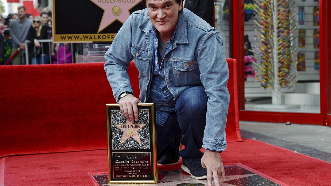 Quentin Tarantino sulla Walk of Fame