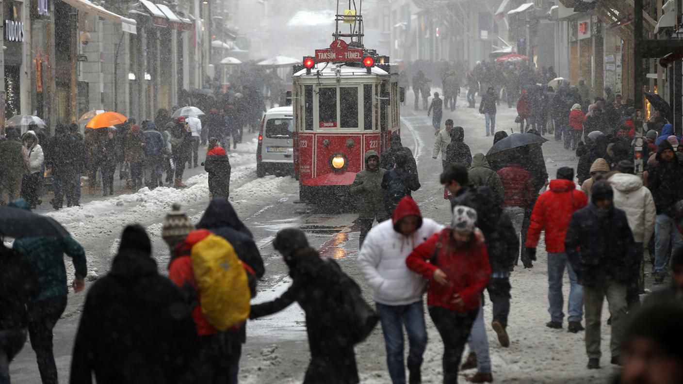 Una strada di Istanbul