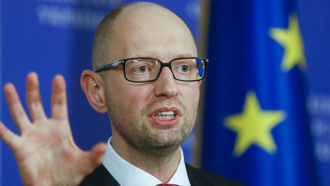 In quest'immagine d'archivio il premier Arseny Yatseniuk