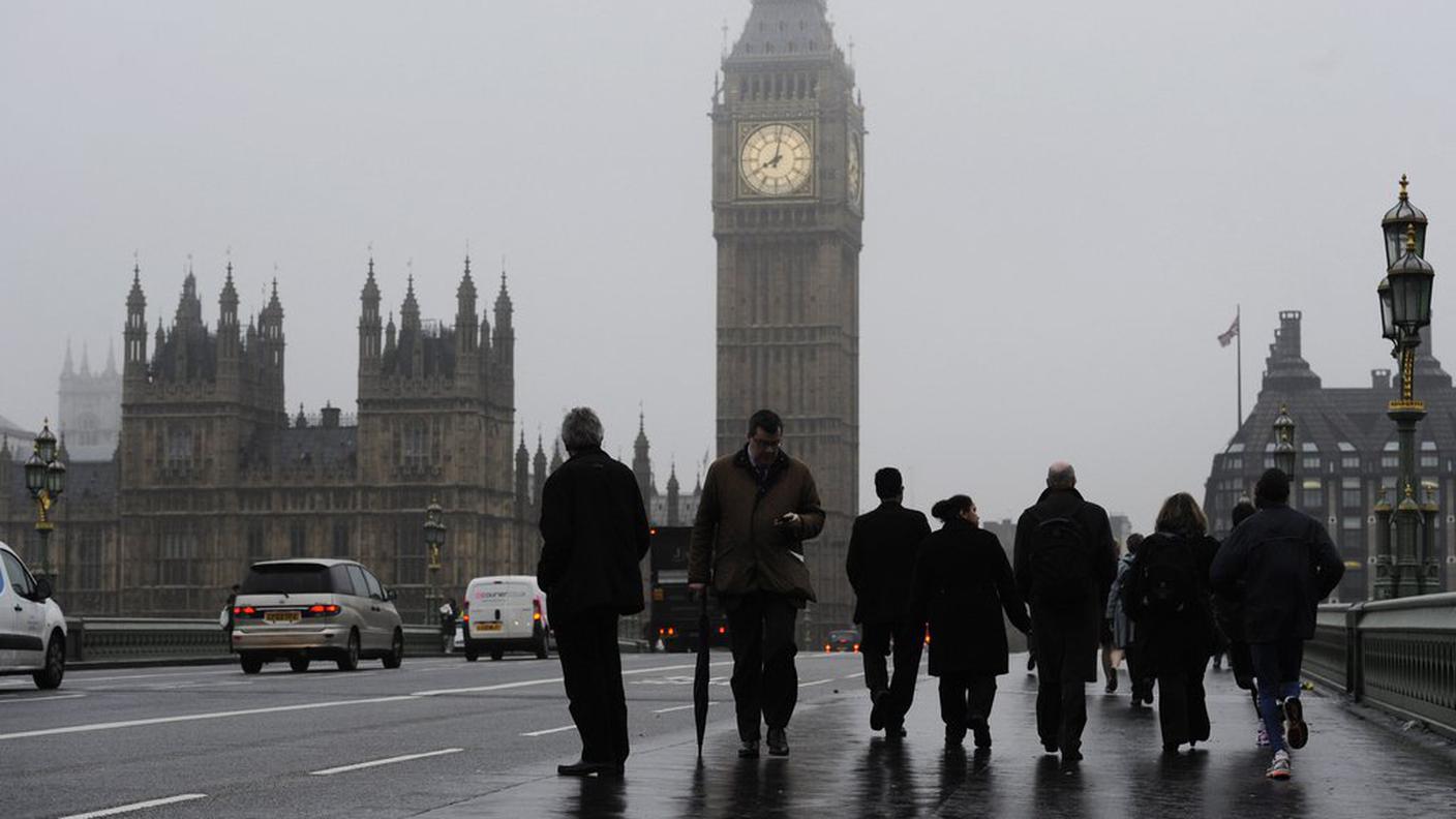 Londra, sullo sfondo il Big Ben