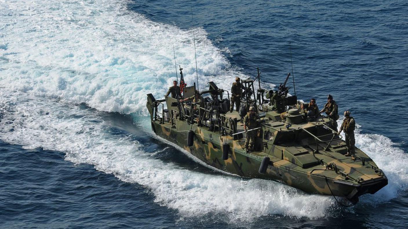 Il modello di imbarcazione "trattenuta" martedì dagli iraniani