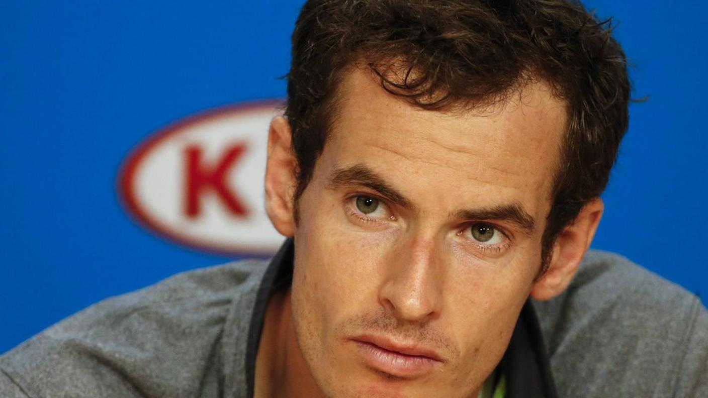 Andy Murray in conferenza stampa prima degli Australian Open