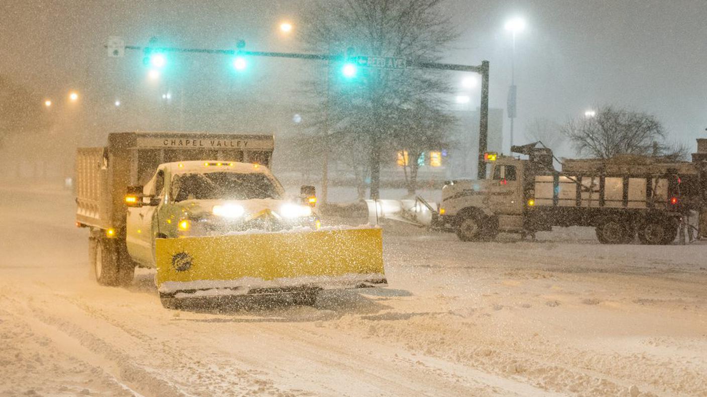 A Washington la coltre nevosa potrebbe sfiorare il metro