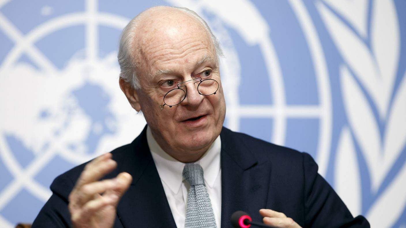 L'inviato speciale dell'ONU per la Siria, Staffan de Mistura