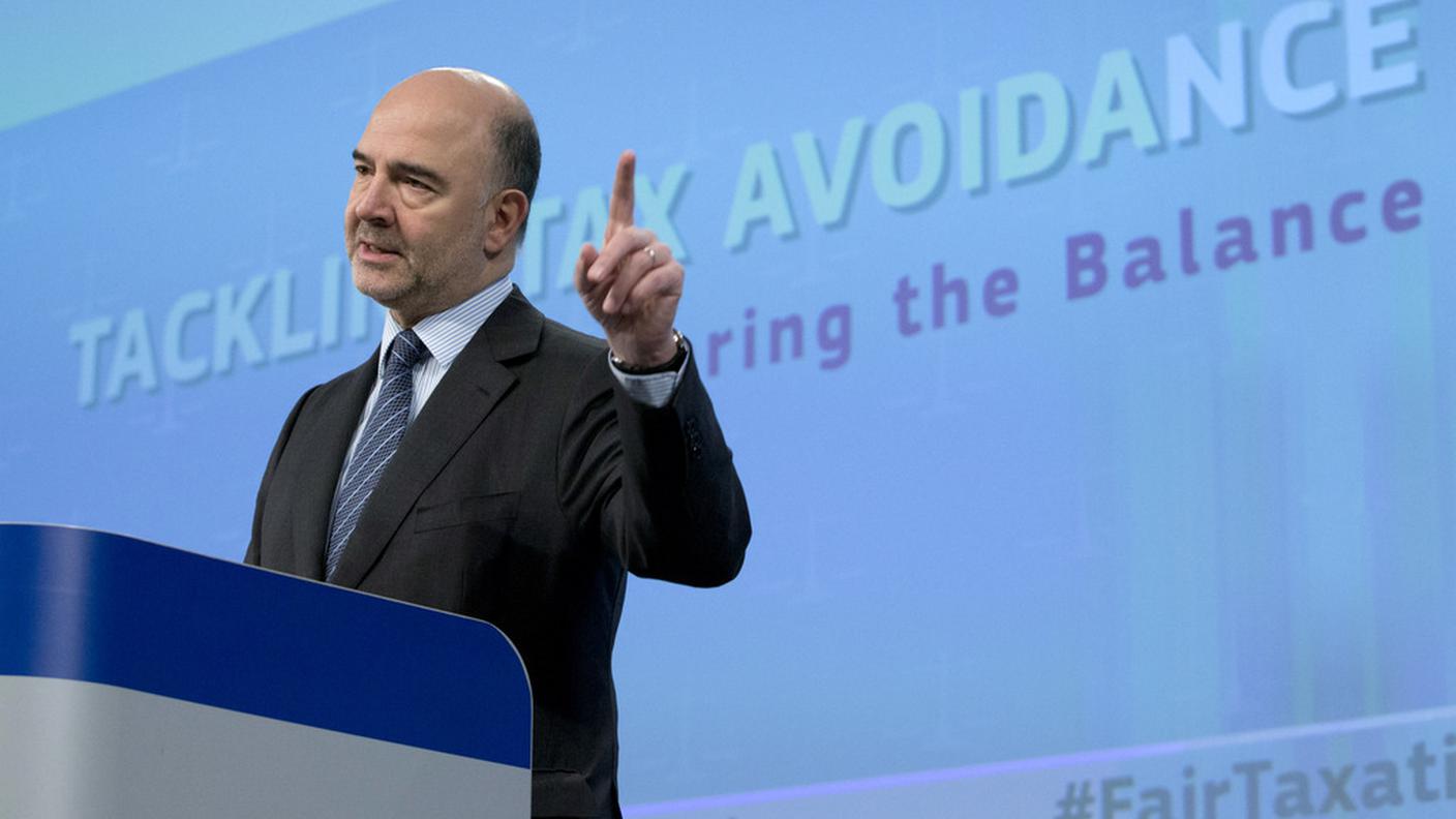 Moscovici in conferenza stampa