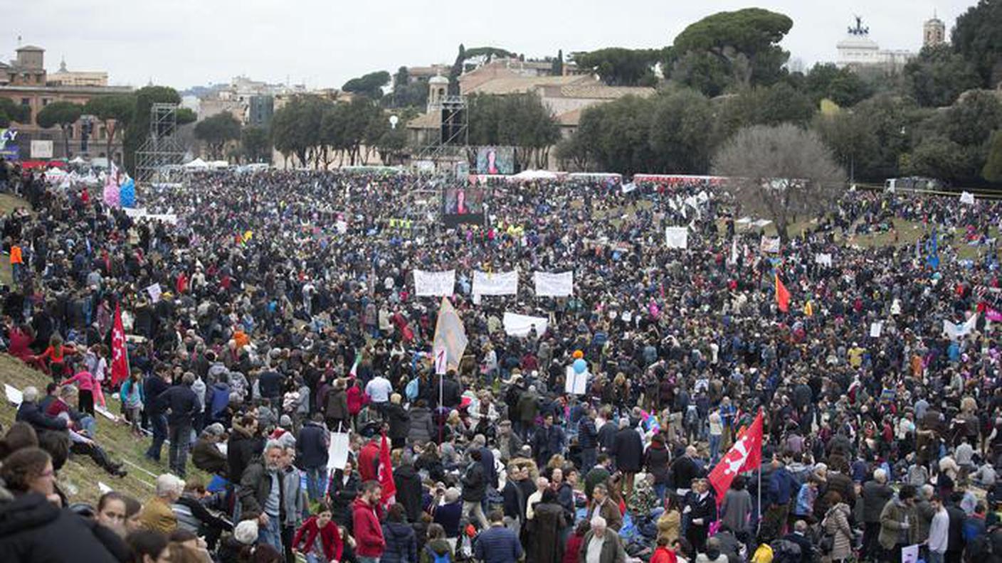 Uno scatto sul grande raduno