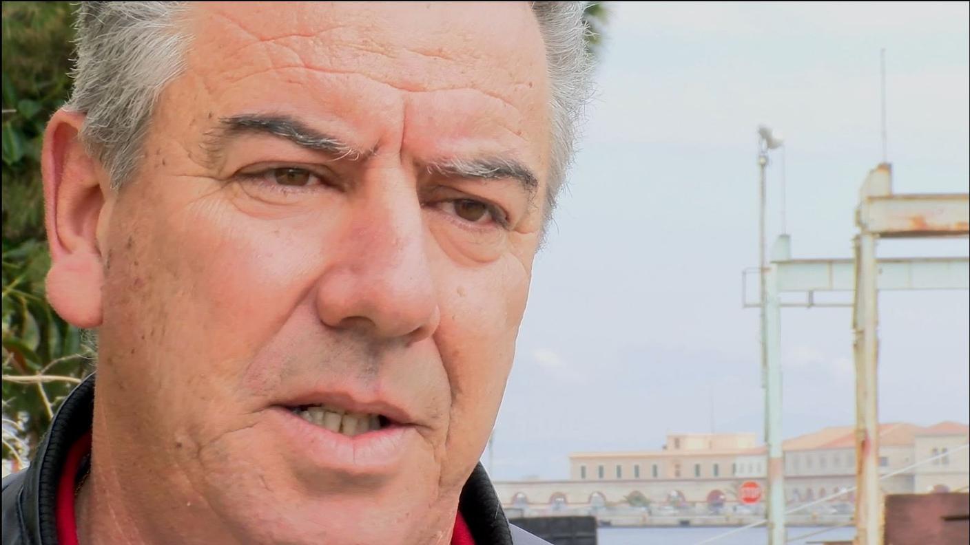 Lefteris Nomikos, operaio alla Neorion da 25 anni