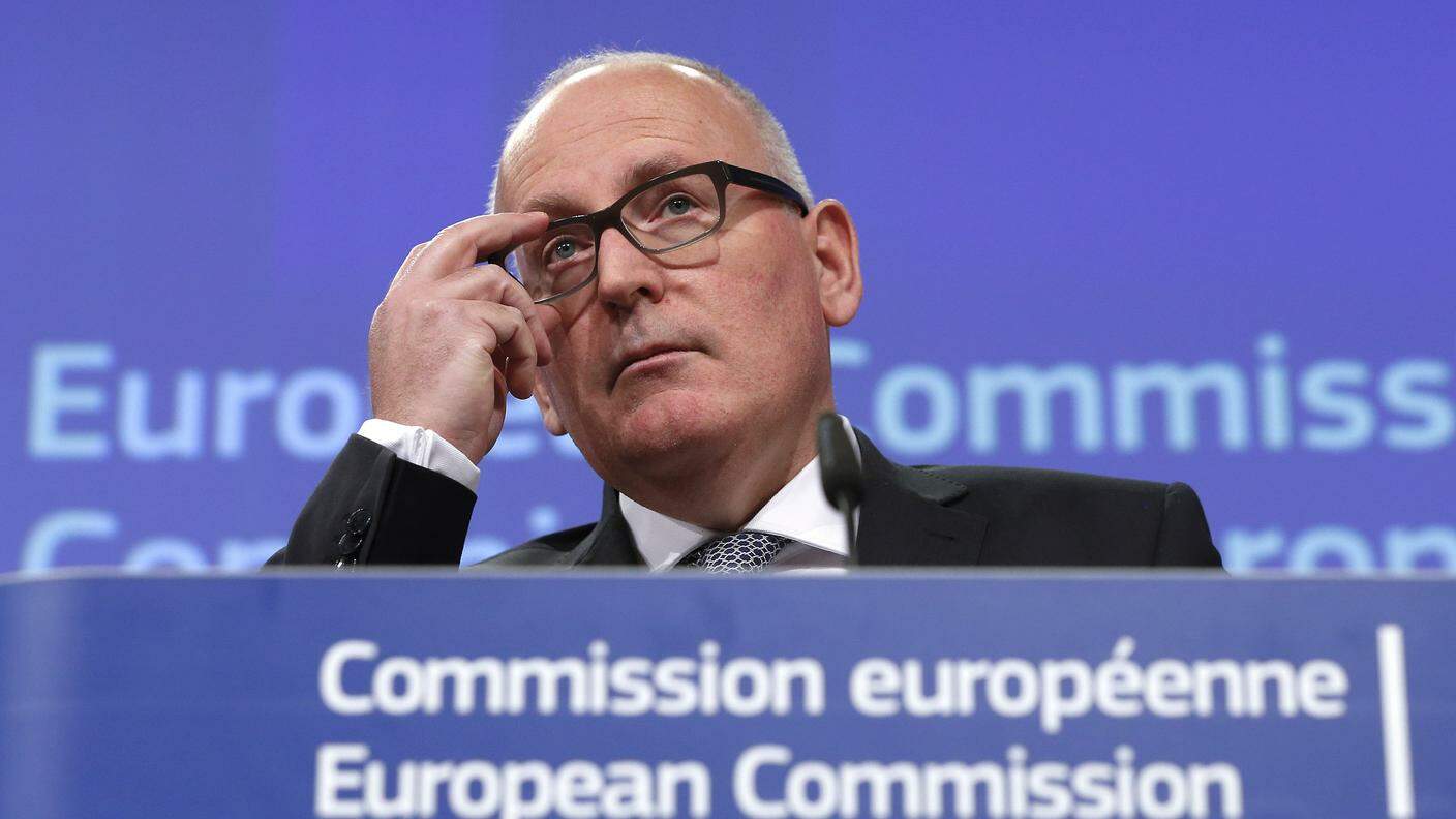 Frans Timmermans, vicepresidente della Commissione europea