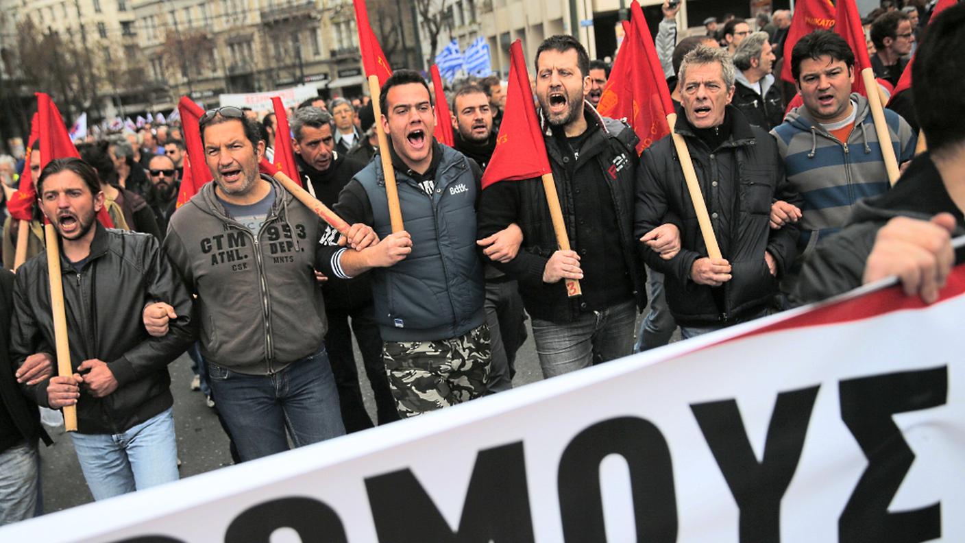Lo sciopero ad Atene giovedì
