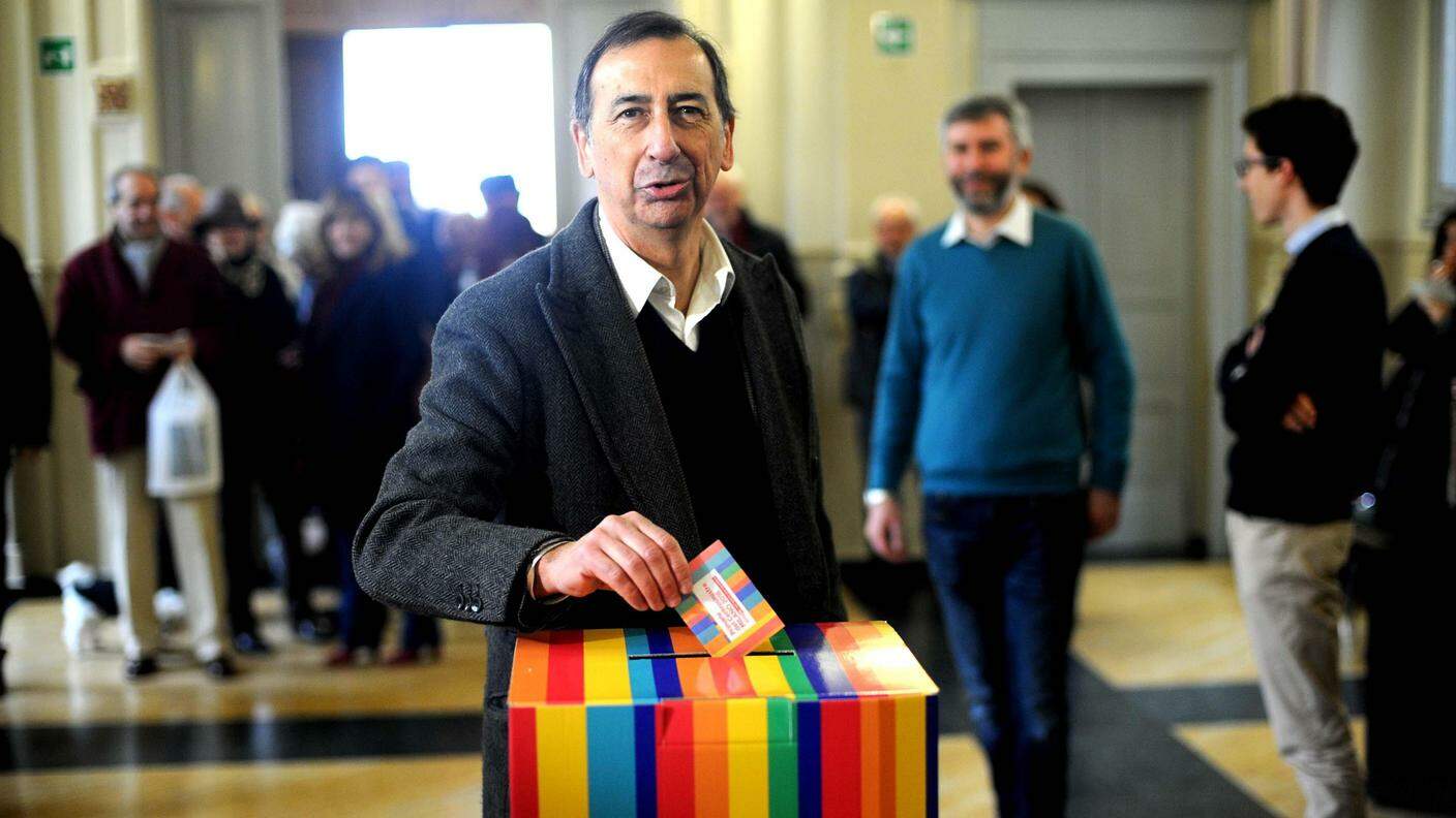Giuseppe Sala al voto sabato a Milano