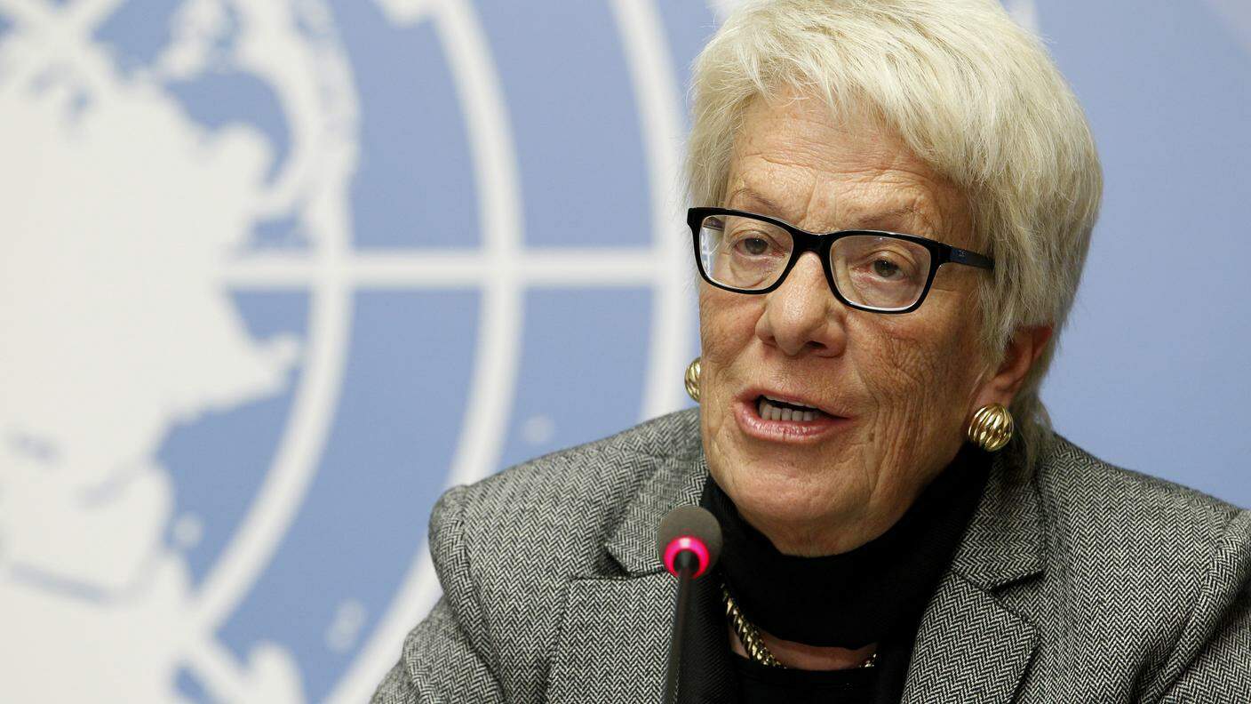 Carla del Ponte, membro della Commissione dell'ONU sulla Siria
