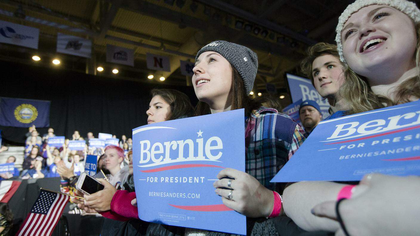 New Hampshire, molti giovani "tifano" Bernie Sander