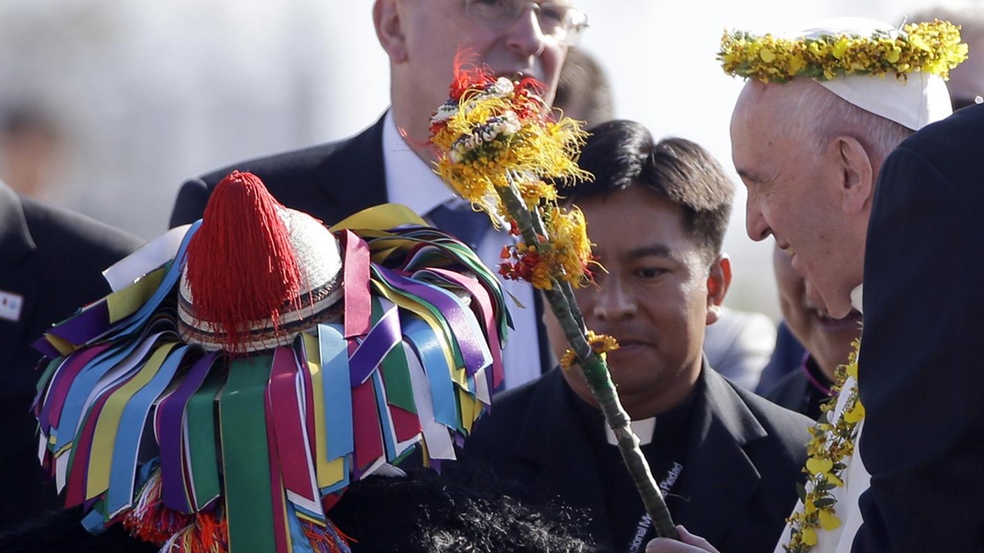 Regali floreali per Papa Francesco
