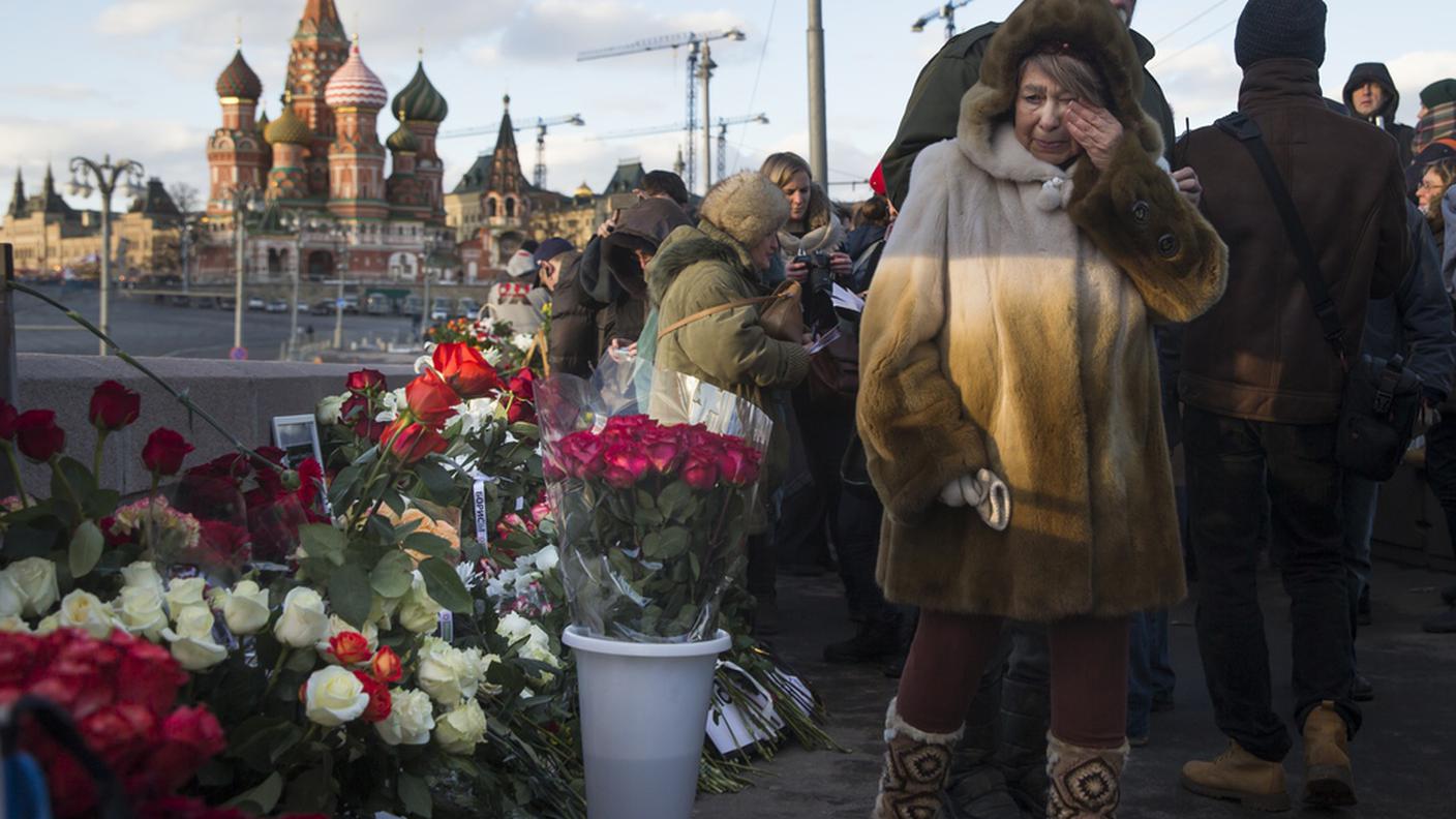 Il luogo dove Nemtsov fu ucciso